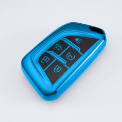 For Cadillac 5 button TPU protective key case, please choose the color
