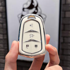 For Cadillac 4 button TPU protective key case, please choose the color