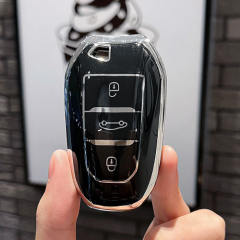 For Citroen 3 button TPU protective key case, please choose the color