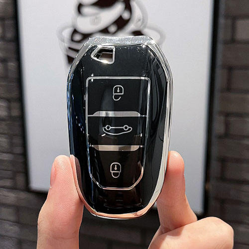 For Citroen 3 button TPU protective key case, please choose the color
