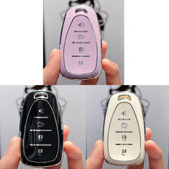 For Chevrolet 4 button TPU protective key case, please choose the color
