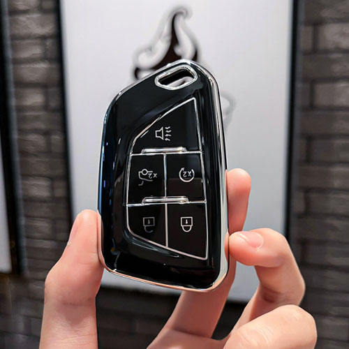 For Cadillac 5 button TPU protective key case, please choose the color