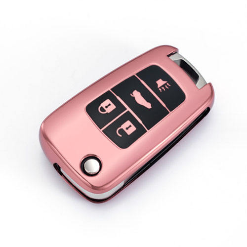 For Chevrolet 4 button TPU protective key case, please choose the color