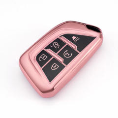 For Cadillac 5 button TPU protective key case, please choose the color