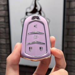 For Cadillac 4 button TPU protective key case, please choose the color