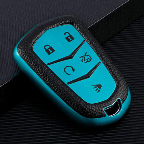 For Cadillac 5 button TPU protective key case, please choose the color