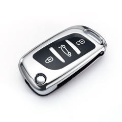 For Citroen 3 button TPU protective key case, please choose the color