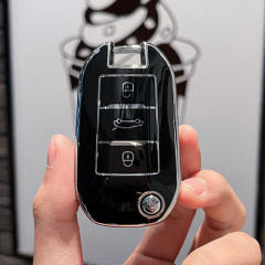 For Citroen 3 button TPU protective key case, please choose the color