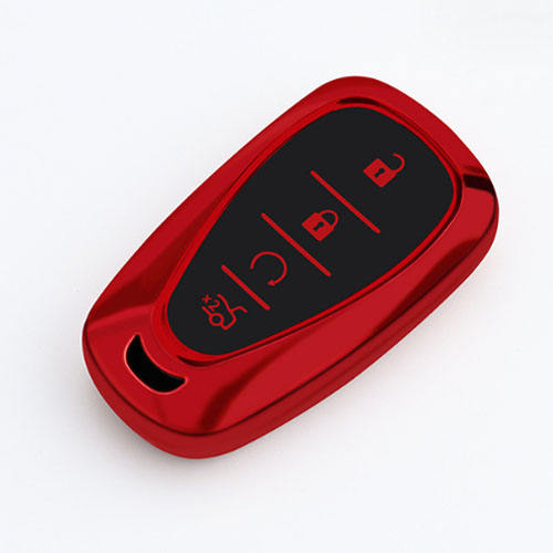 For Chevrolet 4 button TPU protective key case, please choose the color
