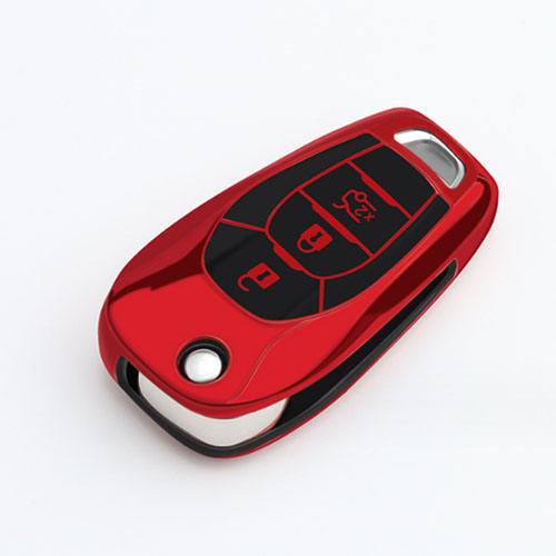 For Chevrolet 3 button TPU protective key case, please choose the color