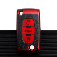For Citroen 3 button TPU protective key case, please choose the color