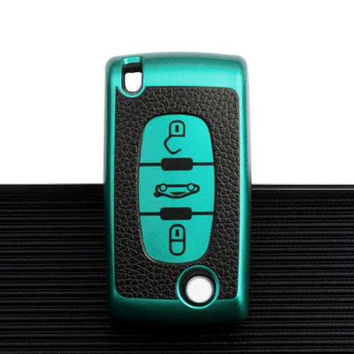 For Citroen 3 button TPU protective key case, please choose the color