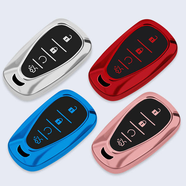 For Chevrolet 4 button TPU protective key case, please choose the color