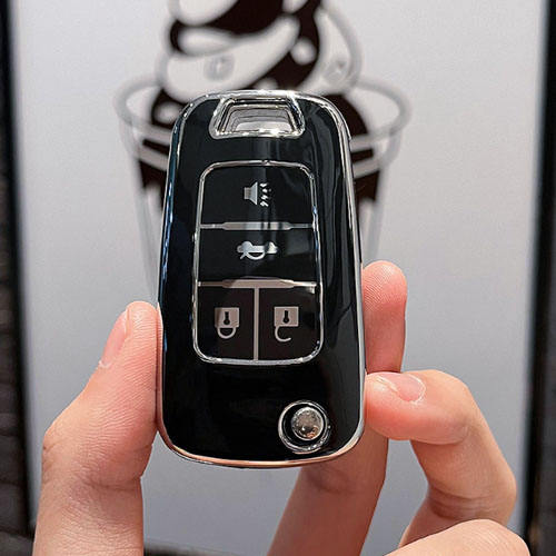 For Chevrolet 4 button TPU protective key case, please choose the color