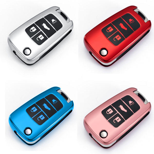 For Chevrolet 4 button TPU protective key case, please choose the color