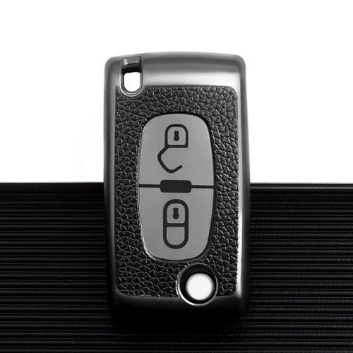 For Citroen 2 button TPU protective key case, please choose the color