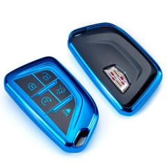 For Cadillac 5 button TPU protective key case, please choose the color
