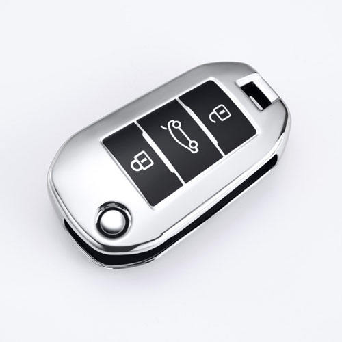 For Citroen 3 button TPU protective key case, please choose the color