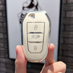 For Citroen 3 button TPU protective key case, please choose the color