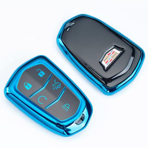 For Cadillac 5 button TPU protective key case, please choose the color