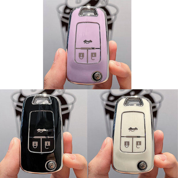 For Chevrolet 3 button TPU protective key case, please choose the color