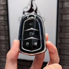 For Cadillac 4 button TPU protective key case, please choose the color