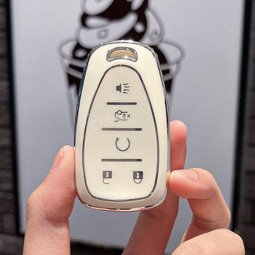 For Chevrolet 5 button TPU protective key case, please choose the color