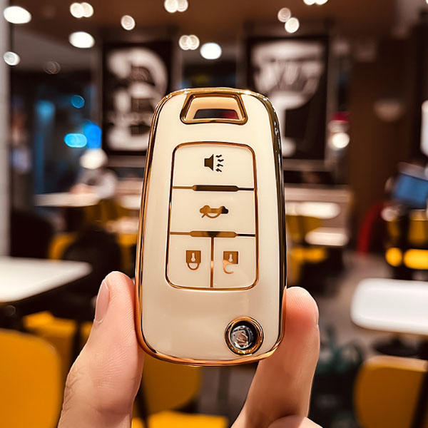 For Chevrolet 4 button TPU protective key case