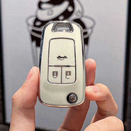 For Chevrolet 3 button TPU protective key case, please choose the color