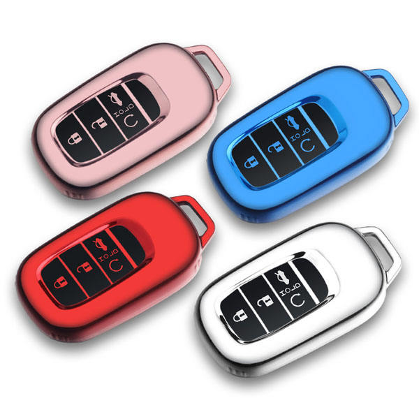 For Honda 4 button TPU protective key case, please choose the color
