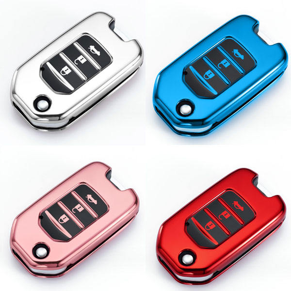 For Honda 3 button TPU protective key case, please choose the color