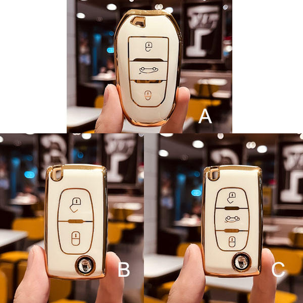 For Citroen TPU protective key case, please choose the model (A/B/C)