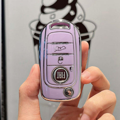 For Fiat 3 button TPU protective key case, please choose the color