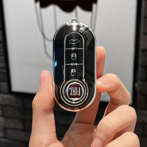 For Fiat 3 button TPU protective key case, please choose the color