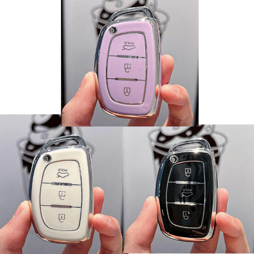 For Hyundai 3 button TPU protective key case, please choose the color