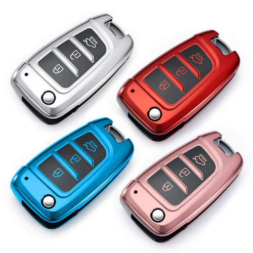 For Hyundai 3 button TPU protective key case, please choose the color