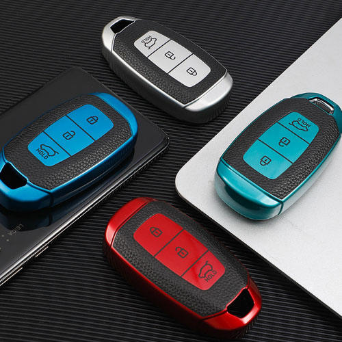 For Hyundai 3 button TPU protective key case, please choose the color