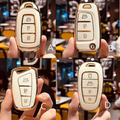 For Hyundai 3/4 button TPU protective key case, please choose the model (A/B/C/D)