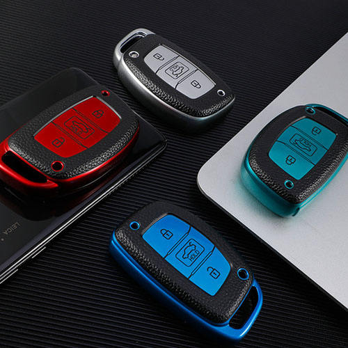 For Hyundai 3 button TPU protective key case, please choose the color