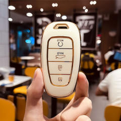 For Hyundai 3/4 button TPU protective key case, please choose the model (A/B/C/D)