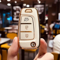 For Hyundai 3/4 button TPU protective key case, please choose the model (A/B/C/D)