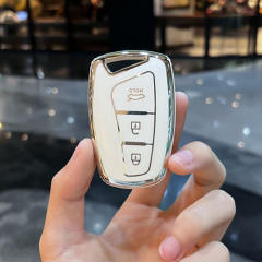 For Hyundai 3 button TPU protective key case, please choose the color