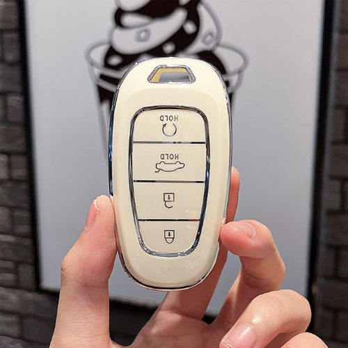 For Hyundai 4 button TPU protective key case, please choose the color