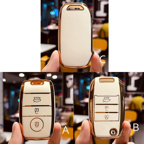 For Kia 3 button TPU protective key case, please choose the model (A/B/C)