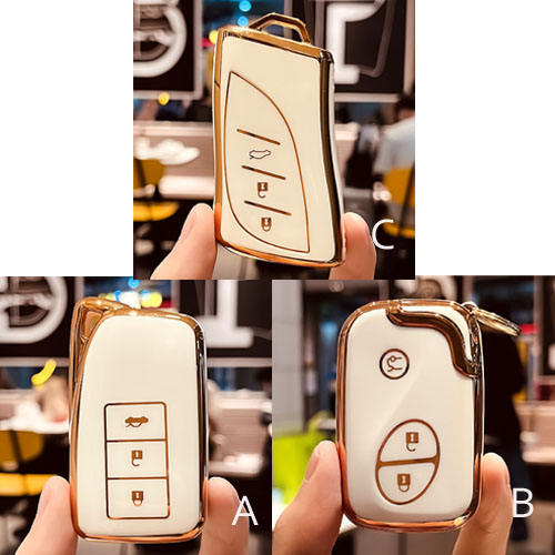 For Lexus 3 button TPU protective key case, please choose the model (A/B/C)