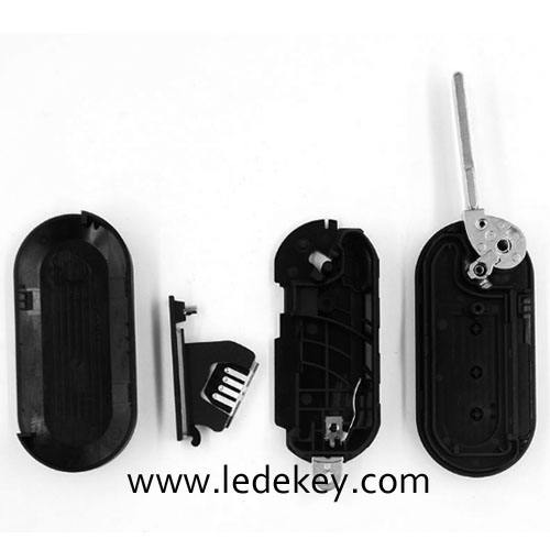 2/3 buttons Fiat folding flip remote key shell Case SIP22 blade No Logo (Please choose model A/B/C/D/E/F)