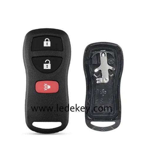 Nissan 3 button remote key shell
