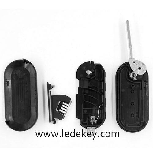 2/3 buttons Fiat folding flip remote key shell Case SIP22 blade With Logo (Please choose model A/B/C/D/E/F)