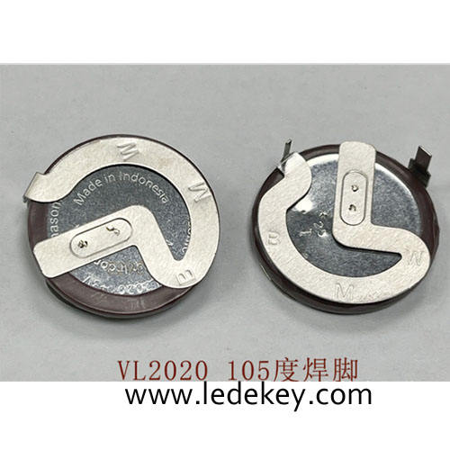 Panasonic VL2020 105 degree rechargeable 3V battery welding feet BMW car remote control lithium