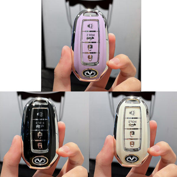 For Infiniti 4 button TPU protective key case,please choose the color